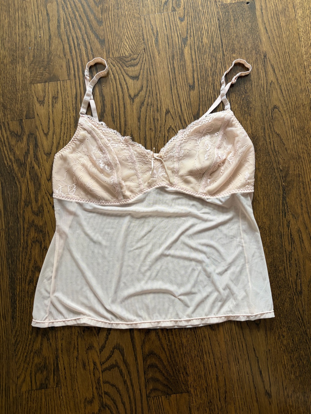 VINTAGE BREEZIES Lace Mesh Bustier Intimate Lingerie Camisole Coquette Top - Picture 3 of 7